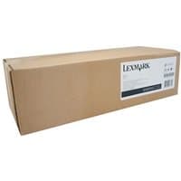 Brown Lexmark toner kit box with product label, designed for cyan printing, compatible with 15K pages.