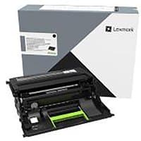 Lexmark 58D0ZA0 imaging unit, black with green accents, in front of a white and gray Lexmark box.