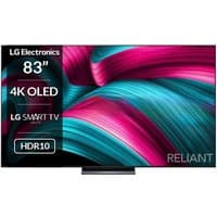 LG OLED83C54LA 83" C5 4K OLED Smart TV with thin bezel, vibrant display, HDR10, and sleek black stand.