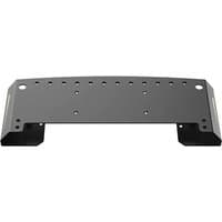 Black Moza Racing RS078 mounting bracket with multiple holes and angled edges for secure attachment.