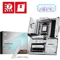 MSI B850 GAMING PLUS WIFI PZ motherboard, silver with black accents, AMD B850 Socket AM5, ATX form factor.