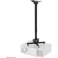 Black Neomounts CL25-550BL1 beamer ceiling mount with adjustable height and secure bracket for projectors.