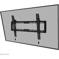 Black Neomounts TV wall mount for 42-86" screens, tiltable design, easy install with adjustable brackets and sleek frame.