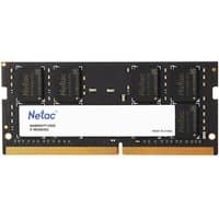 Netac Basic 8GB DDR4 memory module, black with gold connectors and white label.