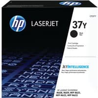 Black HP 37Y toner cartridge box with blue HP logo and JetIntelligence branding.