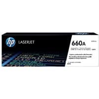 HP 660A Imaging Drum Unit box, black with blue HP logo and white label detailing model W2004A.