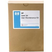 Brown box labeled "HP LaserJet User Maintenance Kit" with HP logo and blue accent.