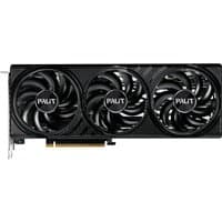 Palit GeForce RTX 5060 Infinity 3 graphics card, black with three cooling fans and sleek design.