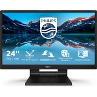 Philips 242B9TL/00 monitor, 23.8" screen, black frame, anti-glare, SmoothTouch, water-resistant, SmartContrast.