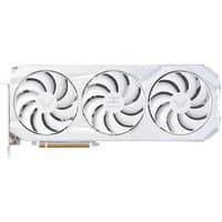 PowerColor Red Devil Radeon RX 9070 XT Spectral White GPU with triple fans and sleek white casing, 16 GB GDDR6.