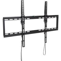 Black ProperAV Ultra Slim TV bracket for 37-75" screens, tilting design with adjustable arms and cable management loops.