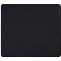Black Razer Gigantus V2 large gaming mouse pad with subtle green logo in corner.
