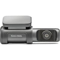 "Black Road Angel Halo Ultra 4K HD dash cam with rectangular lens and sleek compact design"