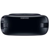 Black Samsung SM-R325 head-mounted display with sleek design and adjustable straps.