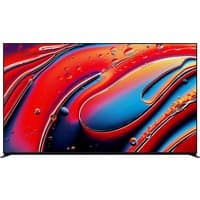 Sony BRAVIA 85" XR Mini LED 4K HDR Smart TV with sleek black frame and vibrant abstract display.