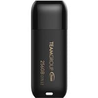 Black Team Group C175 USB flash drive, 512 GB, USB Type-A 3.2 Gen 1, sleek design with gold branding.