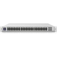 Grey Ubiquiti Enterprise 48-port PoE managed L3 switch with 2.5G Ethernet ports and rack-mount design.