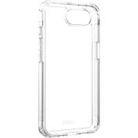 Transparent Urban Armor Gear phone case with reinforced corners and textured sides for 6.1-inch devices.