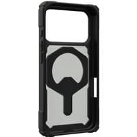 Black and ash Urban Armor Gear phone case with rugged design and reinforced corners for 6.3-inch devices.