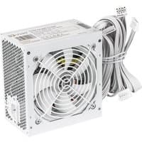White VIDA AA-650-YY 650W power supply unit with 24-pin ATX connector and cooling fan, bundled cables attached.