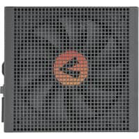 Black VIDA Heracles 750W ATX power supply with 20+4 pin connector, grid design, and central orange logo.