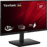 Viewsonic VA220-H 22" Full HD monitor, black frame, 100Hz, 1ms response, SuperClear technology, sleek stand.