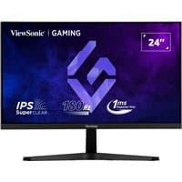 Viewsonic VX24G1-HD 24" Full HD gaming monitor with thin bezels, 180Hz refresh rate, and sleek black stand.