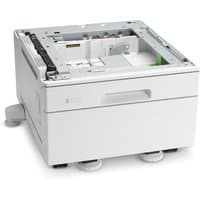 White Xerox 520 Sheet A3 Single Tray with Stand, featuring a sleek design and adjustable paper guides.