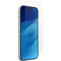 Clear ZAGG InvisibleShield Glass XTR3 screen protector for Apple iPhone 15, edge-to-edge coverage, anti-glare finish.