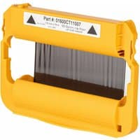 Yellow Zebra printer ribbon cartridge with black film, model 03300CT11007, for 3300 pages.
