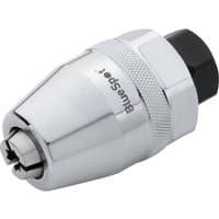 Silver Bluespot Tools impact stud extractor with a textured grip and hexagonal drive end.