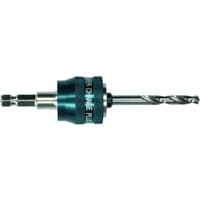 Blue Bosch Power Change Adapter with dual shank and drill bit for hole saws 16-210mm