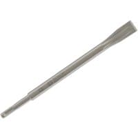 Bosch SDS Plus-5C flat chisel, silver, 20x250mm, with a flat, tapered tip and cylindrical shank.