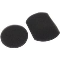 Draper foam filter set for 24392 vacuum cleaner, includes cylindrical and rectangular black foam pieces.