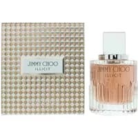 Jimmy Choo Illicit Eau De Parfum 60ml with faceted glass bottle and textured gold box.