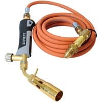 Sievert PMPX 2941 torch kit with black handle, brass nozzle, and orange hose with brass fittings
