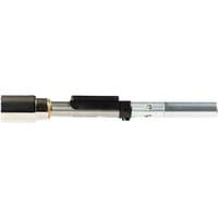 Sievert Powerjet torch with silver body, black handle, and interchangeable burner for soft flame.