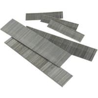 Galvanised 18G brad nails, silver, Type 180, 15mm length, arranged in strips, Tacwise, pack of 2000.
