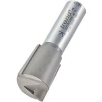 Silver Trend stair trenching cutter with 1/2" shank and sharp, angled cutting edges.