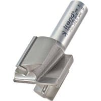 Silver Trend two flute straight cutter with cylindrical shank and sharp cutting edges, model 4/90X1/2TC.