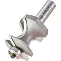 Silver Trend 90/12X1/2TC torus cutter with dual fluted edges and cylindrical shank.