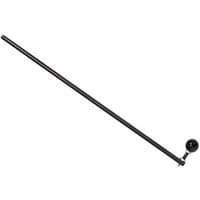 Black Trend BEAM/001 Beam Trammel Rod with a spherical knob and sleek, elongated design.