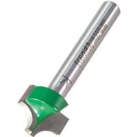 Silver Trend rounding over cutter with a green coating, 6.3mm radius, 15.9mm cut length.