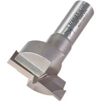 Silver Trend 35mm router hinge bit with sharp cutting edges and cylindrical shank.