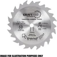 "Silver Trend craft saw blade 136x20mm with 24 teeth and tungsten carbide tips"