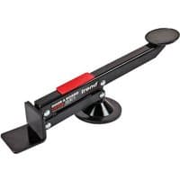 Black Trend door and board swivel lifter with red handle, circular base, and flat lifting platform.