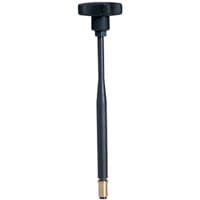 "Black Trend FHA/009 Fine Height Adjuster with long shaft and round top knob, brass tip at the end"