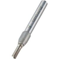 Silver Trend TR03X1/4TC cutter with two straight flutes and engraved branding on the shank.