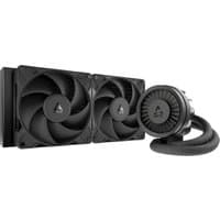 Black ARCTIC Liquid Freezer III Pro 280 CPU cooler with dual fans, radiator, and flexible tubing.