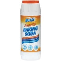 Duzzit Amazing Baking Soda 500g in a white and orange cylindrical container with blue and red text.
